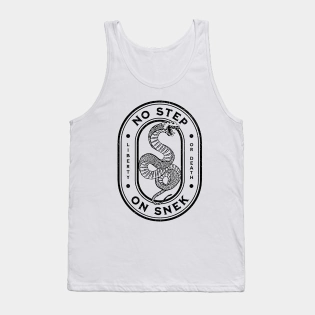 No Step On Snek Tank Top by Three Meat Curry